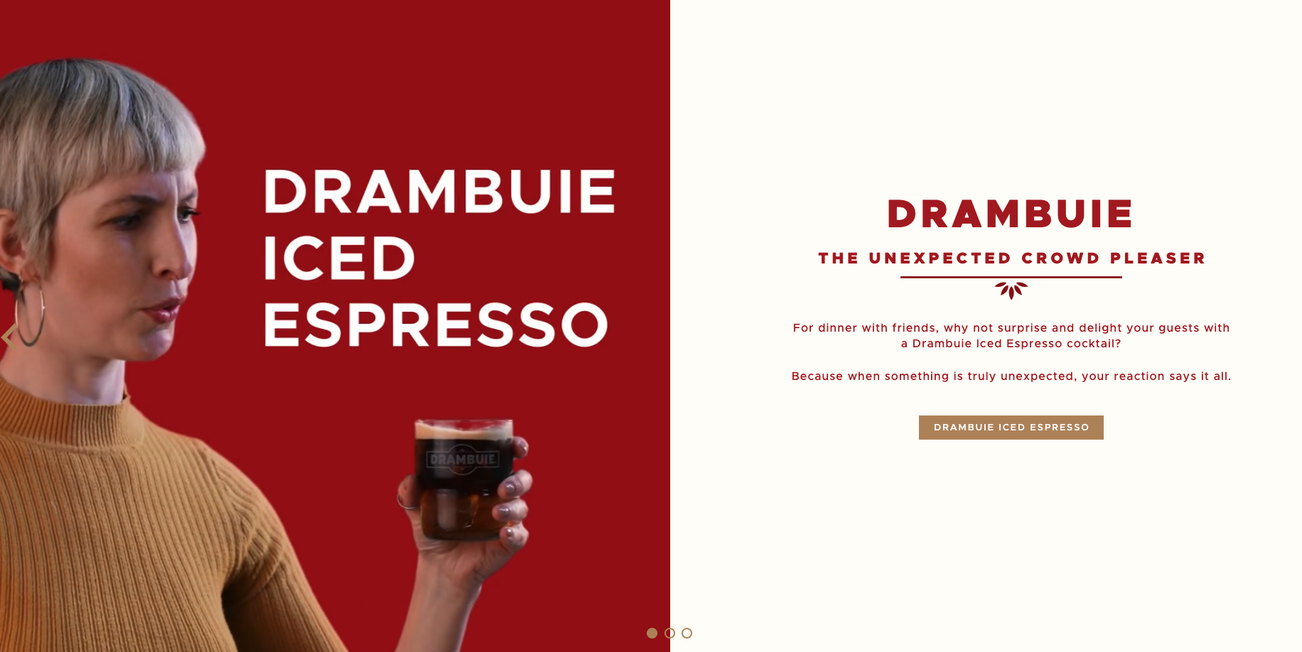 Screenshot of Drambuie