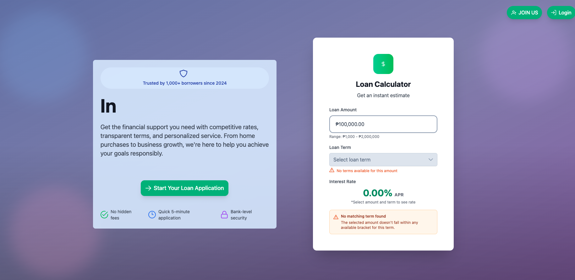 Screenshot of GlenDing