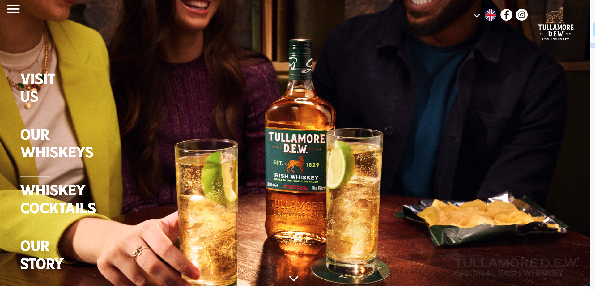 Screenshot of Tullamore D.E.W.